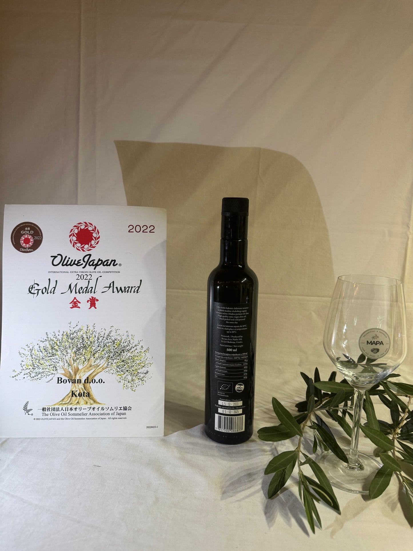 MASLINOVO ULJE KOTA LASTOVKA 0,25l